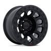 17" KMC KM241 E25 Beadlock Blackout 17x9 Wheel 5x5 (5x127) -12mm Offroad Truck Rim