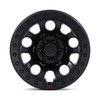 Set 4 17" KMC KM241 E25 Beadlock Blackout 17x9 Wheels 5x5 -12mm Truck Rims