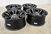 Set 4 Fuel D560 Vapor 20x9 5x4.5 5x120 Matte Black Wheels 20" 35mm Rims