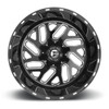 Set 4 Fuel D581 Triton 18x9 6x135 6x5.5 Gloss Black Milled Wheels 18" 1mm
