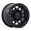 15" KMC Powersports KS241 Torx Beadlock Black Gloss Black Ring 15x8 4x137 0mm Rim