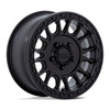 15" KMC Powersports KS239 Impact UTV Beadlock Satin Black 15x7 Wheel 4x137 38mm Rim