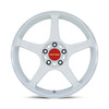 18" Motegi MR159 Battle V Matsuri White Pearl Mach Lip 18x9.5 Wheel 5x120 0mm Rim