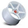 18" Motegi MR159 Battle V Matsuri White Pearl Mach Lip 18x9.5 Wheel 5x4.5 0mm Rim