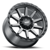Set 4 20" Thret Offroad 706 Freeze Grey Matte Black Lip 20x9 Wheels 6x135 18mm Rims