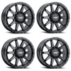 Set 4 20" Thret Offroad 706 Freeze Satin Black 20x9 Wheels 8x6.5 (8x165.1) 18mm Rims