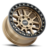 17" Thret Offroad 602 Maze Bronze Matte Black Beadlock Ring 17x9 Wheel 5x5 -14mm Lifted Truck Rim