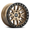 17" Thret Offroad 602 Maze Bronze Matte Black Beadlock Ring 17x9 6x5.5 -14mm Rim Lifted Truck SUV Wheel