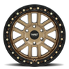 17" Thret Offroad 602 Maze Bronze Matte Black Beadlock Ring 17x9 6x135 -14mm Rim Lifted Truck SUV Wheel