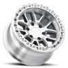 17" Thret Offroad 602 Maze Machined Machined Beadlock Ring 17x9 6x5.5 -14mm Rim Lifted Truck SUV Wheel