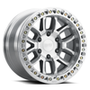 Set 4 17" Thret Offroad 602 Maze Full Machined Beadlock Ring 17x9 5x5 -14mm Rims Lifted Truck Wheels