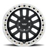 Set 4 17" Thret Offroad 602 Maze Black Machined Beadlock Ring 17x9 6x5.5 -14mm Rims