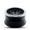 Set 4 17" Thret Offroad 602 Maze Black Machined Beadlock Ring 17x9 6x120 -14mm Rims
