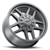 20" Thret Offroad 809 Radar Satin Grey 20x10 Wheel 5x5 5x5.5 0mm Truck Rim