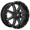 Set 4 Fuel D538 Maverick 22x10 6x135 6x5.5 Black Milled Wheels 22" -24mm
