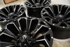Set 4 18" Fuel D576 Assault 18x9 5x4.5 5x5 Gloss Black Milled Wheels 1mm Rims