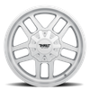 20" Thret Offroad 809 Radar Silver 20x9 Wheel 8x6.5 (8x165.1) 18mm Truck Rim