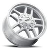 Set 4 17" Thret Offroad 809 Radar Silver 17x8.5 Wheels 8x6.5 (8x165.1) 18mm Rims