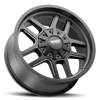 Set 4 20" Thret Offroad 809 Radar Satin Black Milled 20x10 Wheels 5x5 5x5.5 0mm Rims