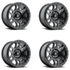 Set 4 17" Fuel D584 Recoil 17x8.5 6x120 Matte Black Wheels 7mm For Chevy GMC Rim Set 4 17" Fuel D584 Recoil 17x8.5 6x120 Matte Black Wheels 7mm For Chevy GMC Rim