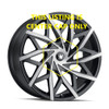 Mazzi Big Easy 372 C10372TM01 18-Inch Black Machined Dark Tint Replacement Wheel Center Cap