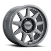 Set 4 20" Thret Offroad 705 Flood Satin Grey Milled 20x9 Wheels 8x170 0mm Rims