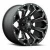 Set 4 17" Fuel D546 Assault 17x8.5 5x4.25 5x5 Matte Black Milled Wheels 25mm Rim