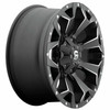 Set 4 17" Fuel D546 Assault 17x8.5 5x4.25 5x5 Matte Black Milled Wheels 25mm Rim