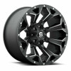 Set 4 17" Fuel D546 Assault 17x8.5 5x4.25 5x5 Matte Black Milled Wheels 25mm Rim