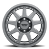 Set 4 20" Thret Offroad 705 Flood Satin Grey Milled 20x9 Wheels 8x6.5 18mm Rims