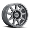 17" Thret Offroad 705 Flood Satin Grey Milled 17x9 Wheel 6x5.5 (6x139.7) 0mm Rim