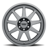 Set 4 17" Thret Offroad 705 Flood Satin Grey 17x9 Wheels 8x180 18mm Truck Rims