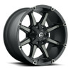 Set 4 18" Fuel D556 Coupler 18x9 6x135 6x5.5 19mm Black Double Tint Truck Wheels