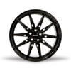Set 4 20" Kalon 102 Cypher Gloss Black 20x10 Wheels 5x4.5 (5x114.3) 38mm Rims