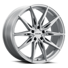 Set 4 20" Kalon 102 Cypher Gloss Silver 20x8.5 Wheels 5x4.5 (5x114.3) 35mm Rims