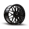 17" Kalon 203 Blitz Gloss Black 17x7.5 Wheel 4x100 4x114.3 42mm Performance Rim