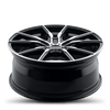 Set 4 20" Kalon 107 Scout Gloss Black 20x9 Wheels 5x115 35mm Performance Rims