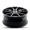 Set 4 20" Kalon 107 Scout Gloss Black 20x9 Wheels 5x4.5 (5x114.3) 35mm Rims
