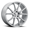 17" Kalon 109 TK3 Gloss Silver 17x7 Wheel 5x4.25 (5x108) 38mm Performance Rim