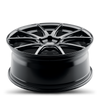 18" Kalon 109 TK3 Gloss Black 18x8 Wheel 5x120 40mm Performance Street Rim