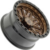 20" Arena A125 Jackal Smoked Bronze Glossy Black Lip 20x10 Wheel 8x180 -18mm Rim Lifted Offroad Truck Rim