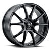 16" Kalon 109 TK3 Gloss Black 16x6.5 Wheel 5x4.5 (5x114.3) 38mm Performance Rim