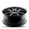 Set 4 16" Kalon 109 TK3 Gloss Black 16x6.5 Wheels 5x100 38mm Performance Rims