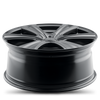 18" Kalon 205 Torch Satin Black 18x8 Wheel 5x4.25 5x115 40mm Sedan Crossover Rim