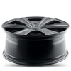 Set 4 18" Kalon 205 Torch Satin Black 18x8 Wheels 5x4.25 5x115 40mm Sedan Rims