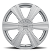 20" Kalon 205 Torch Satin Silver 20x8.5 Wheel 5x112 5x120 38mm Sedan Crossover Rim