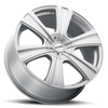 Set 4 18" Kalon 205 Torch Satin Silver 18x8 Wheels 5x100 5x4.5 40mm Sedan Rims