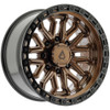 Set 4 20" Arena A125 Jackal Smoked Bronze Gloss Black Lip 20x10 8x170 -18mm Rims Lifted Offroad Truck Wheels