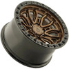 17" Arena A120 Terra Smoked Bronze Gloss Black Lip 17x9 Wheel 6x5.5 0mm Rim