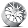 Set 4 18" Kalon 206 Talon Satin Silver 18x8 Wheels 5x112 5x120 40mm Rims